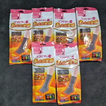 따뜻한 실감 삭스 6켤레 세트 23-25cm 코코피타