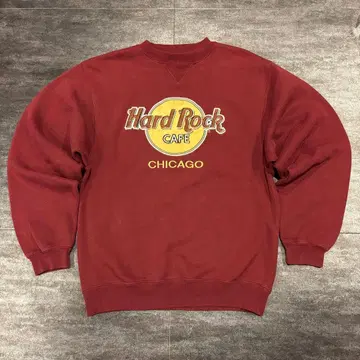 00s' Hard Rock CAFE trainer bordeaux M-L