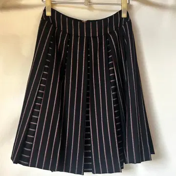 Jane Marple 스트라이프 플리츠 스커트