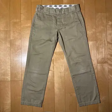 Dickies 치노 팬츠 워크 팬츠 W30 베이지 폴리코튼