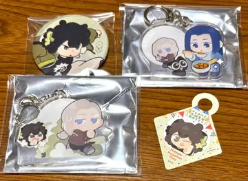 라샤오헤이 전기 아크릴 키링 캔뱃지 스트로우 택