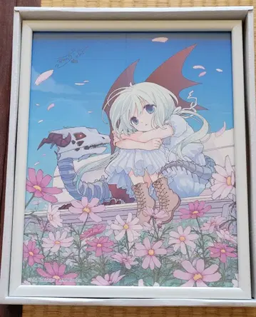 뼈 드래곤의 마나 딸 친필 사인 특제 액자 아트 워크