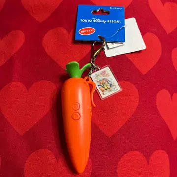 당근 키체인 녹음 기능 포함 주토피아 디즈니 리조트