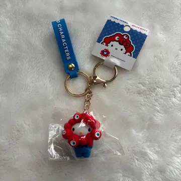 오사카 간사이 만박 회장 한정판 산리오 미야쿠미야쿠 콜라보 헬로키티 키링