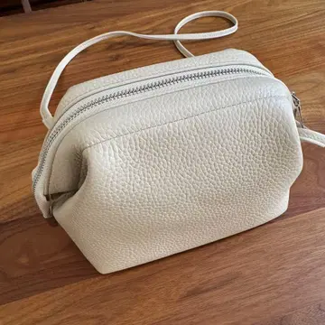 앳라이즈 천연 가죽 숄더백 에크루