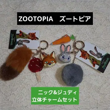 주토피아 2 닉 & 주디 입체 참 [ 새상품 ] Disney