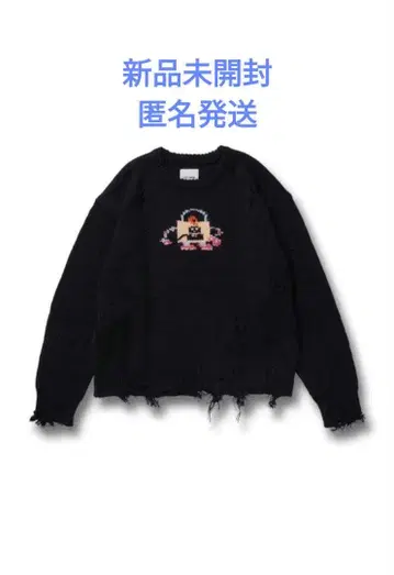 VAULTROOM LOGO DAMAGED SWEATER 니트 스웨터