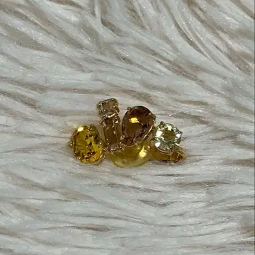 익명 배송 SWAROVSKI 스와로브스키 이어커프 골드색 레어