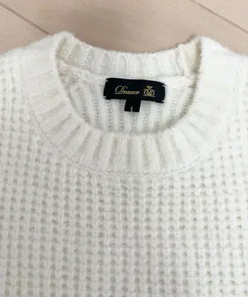 드로어 바이컬러 니트