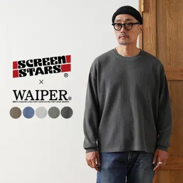 SCREEN STARS x WAIPER 2521-418WP 서멀 크루넥