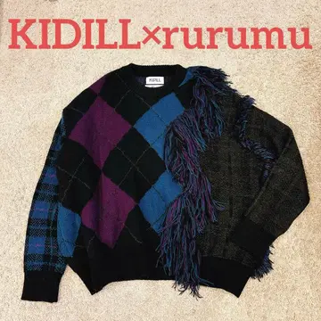 KIDILL x rurumu KL458 퍼플 니트 스웨터 콜라보 F
