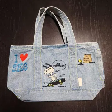 루트 ROOTOTE 스누피 토트백 자수 스케이트보드