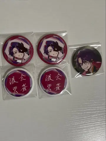 와타라이 히바리 7주년 기념 캔뱃지 SYMPHONIA 캔뱃지