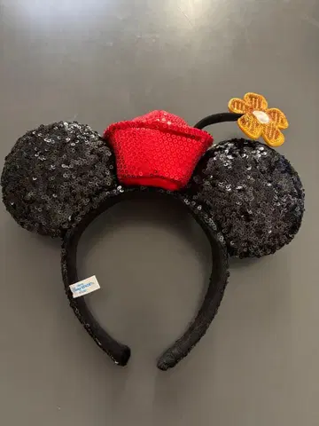 디즈니 머리띠 올드 미니 꽃