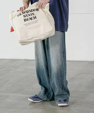 와이드 배기 데님 (BAYFLOW)