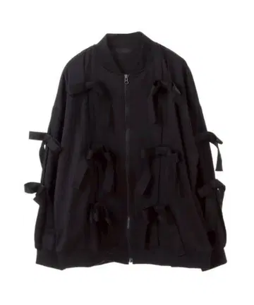 Candy Stripper 리본 블루종 저리