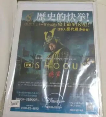 SHOGUN 영화  2장 + 대형 화이트 프레임 패널 포함