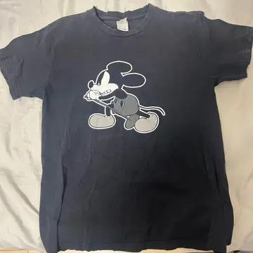 넘버나인 미키 T셔츠 3 블랙 레어 당시 물품? 희귀 레어