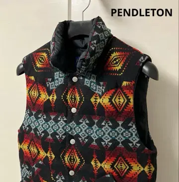 PENDLETON 펜들턴 네이티브 무늬 다운 베스트 남성용 S