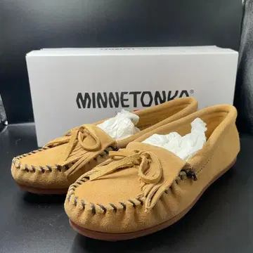 Minnetonka 미네통카 모카신 KILTY TAUPE 24cm