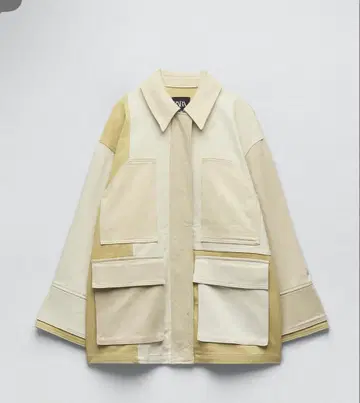 패치워크 디자인 아우터