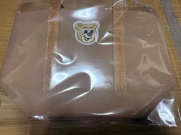 러브러리 바이 페이 올드 테디 와펜 토트백 베이지 작은 사이즈