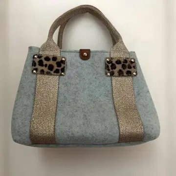 탑카피 그레이 펠트 토트백