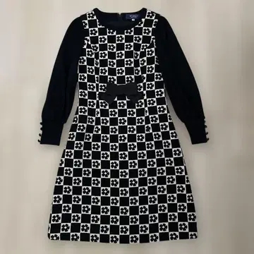 미사용 M'S GRACY 원피스 꽃무늬 리본 S