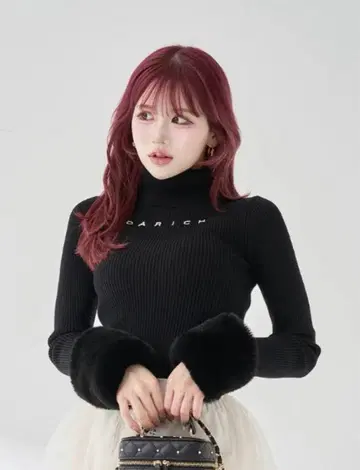 Darich 스무스 퍼 리브 니트탑