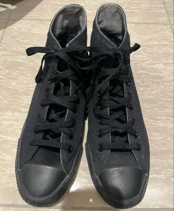 Converse All Star 블랙 하이컷 25.5cm