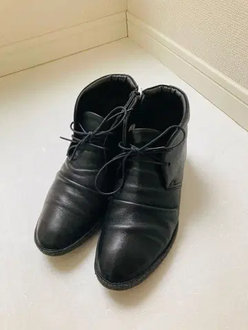 AH 애플하우스 천연 가죽 숏부츠 가죽