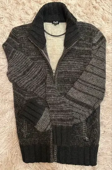 D&G 집업 가디건 S 사이즈 그레이 계열