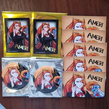 마계의 살인마! 이루마 군 마피아 클럽 바빌 아멜리 배지 스티커 특전