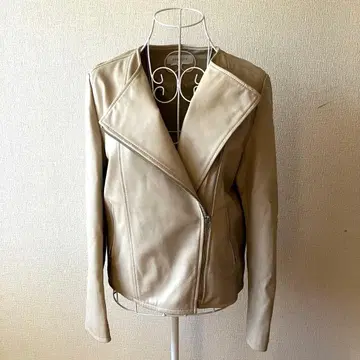 [새상품급] SIMPLICITE 심플리시떼 가죽 라이더 자켓 양가죽