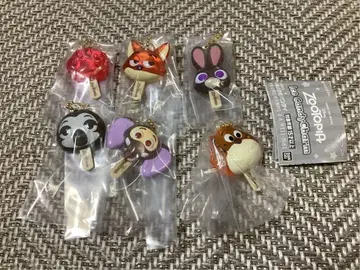 주토피아 아이스캔디 참 6종 컴플리트 세트