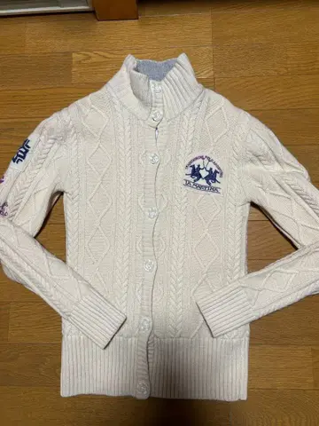 충전솜 케이블 니트 자켓 LA MARTINA