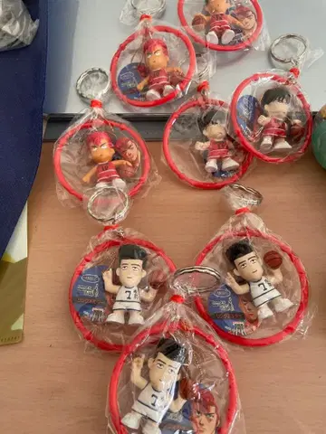[당시 물품] SLAM DUNK 키링 세트 8개