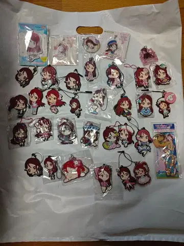 사쿠라우치 리코 굿즈 묶음 판매 스트랩