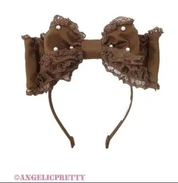 Angelic Pretty Sweet 쿠루린 머리띠 브라운