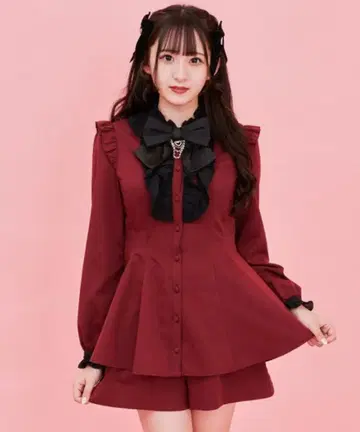 시크릿 허니 pium 벨로아 리본 머리띠 세트