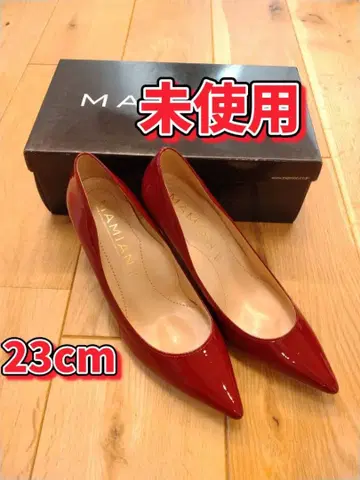 [ 미사용 ] MAMIAN 마미안 빨간색 펌프스 23cm