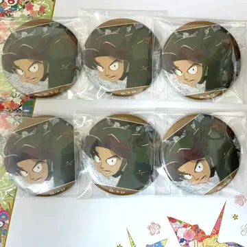 닌타마 grunge CANVAS 매트 캔뱃지 야마다 리키치 6개