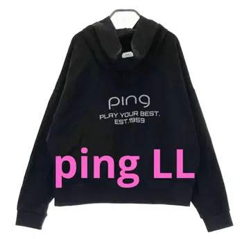 PING 후드티 블랙 LL