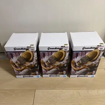 Grandista 원피스 루피 피규어 3개 세트