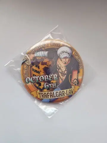 원피스 ONE PIECE 트라팔가 로 벌스데이 캔뱃지