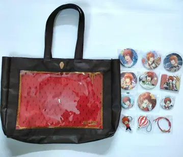 미사용품 이치지 이토야 Q-pot 토트백&캔뱃지 세트
