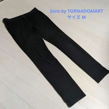 Zero by TORNADO MART 블랙 슬림 슬랙스 M