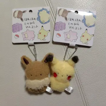 포켓몬 포근포근 손바닥 마스코트 이브이 피카츄