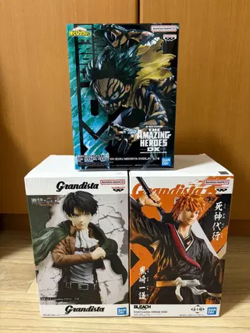 미도리야 이즈쿠 데쿠 리바이 쿠로사키 이치고 피규어 묶음 판매