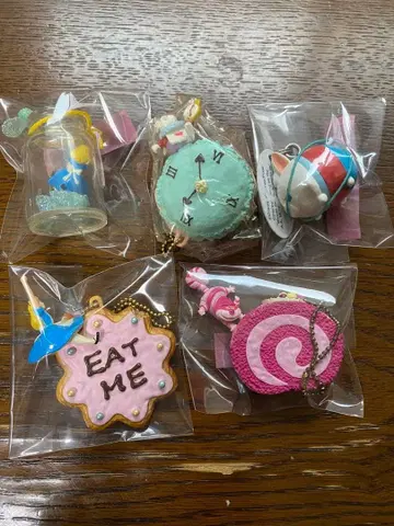 총 5종 디즈니 원더랜드 앨리스 키링